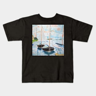 Boating Reflections Kids T-Shirt